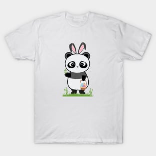 Easter Panda Egg hunting T-Shirt